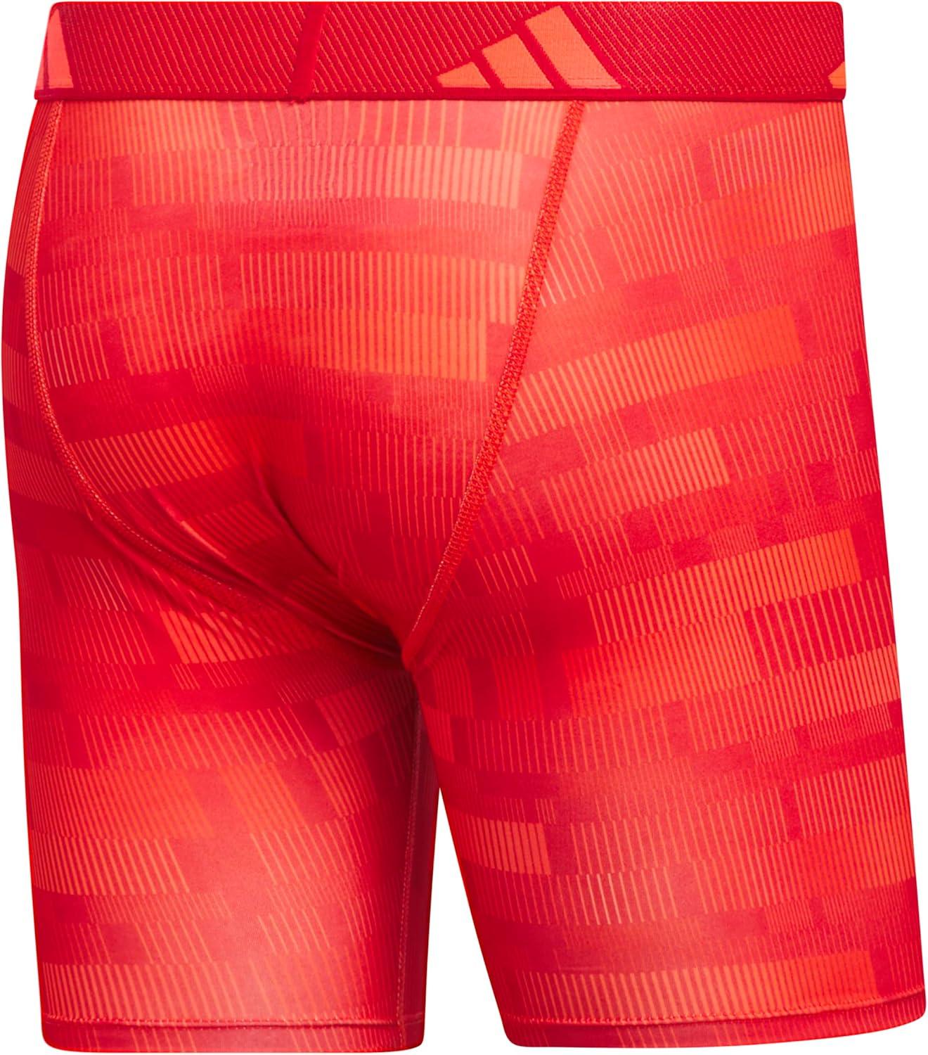 imageadidas mens Performance Boxer Brief Underwear 1packHaste Solar Redbright Redbetter ScarletBright RedSolar Red