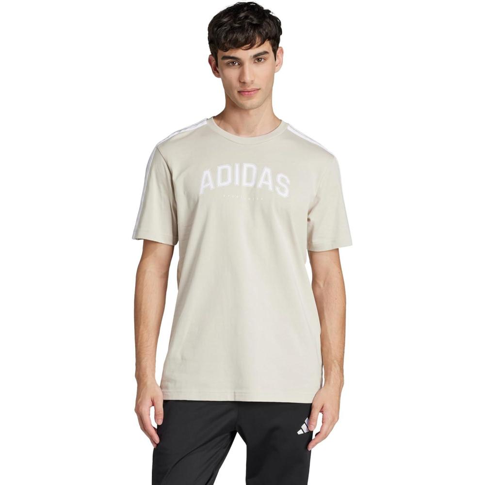 imageAdidas Mens Essentials 3Stripes French Terry PantsWonder Alumina
