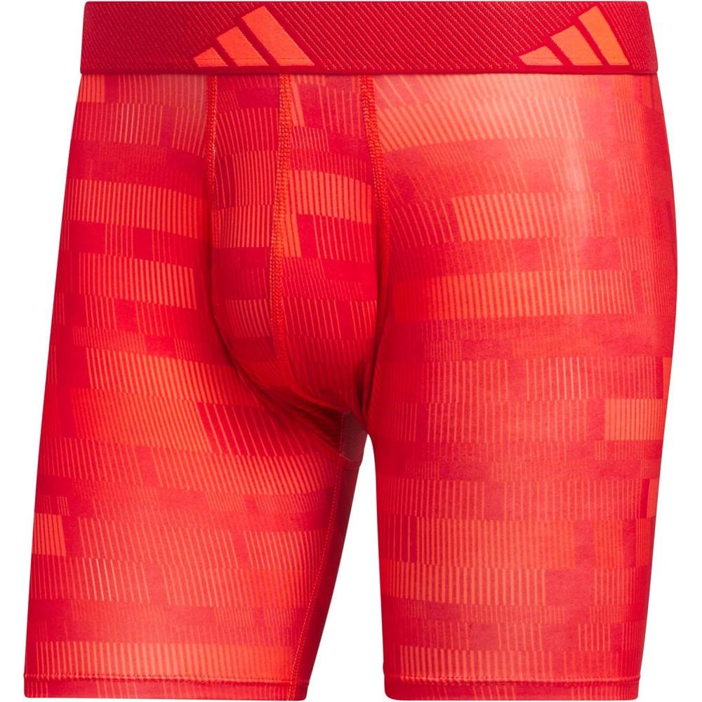 imageadidas mens Performance Boxer Brief Underwear 1packHaste Solar Redbright Redbetter ScarletBright RedSolar Red