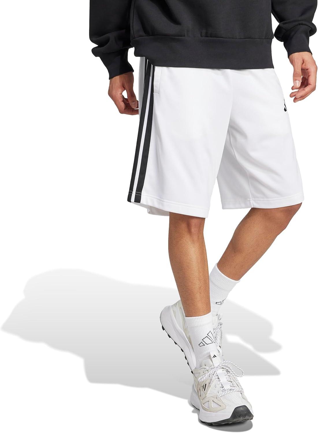 imageAdidas Mens 3Stripes Tricot ShortsWhite