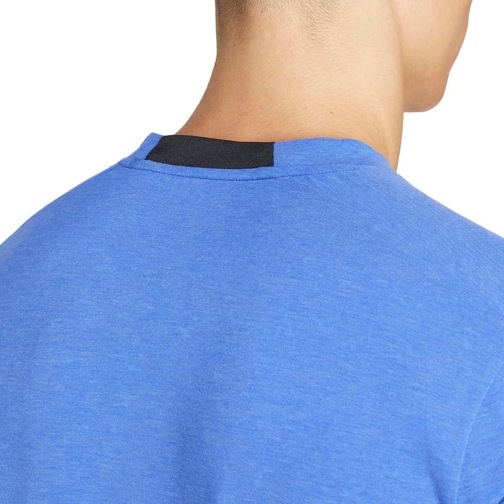imageAdidas Mens Designed for Training Workout TShirtSemi Lucid Blue