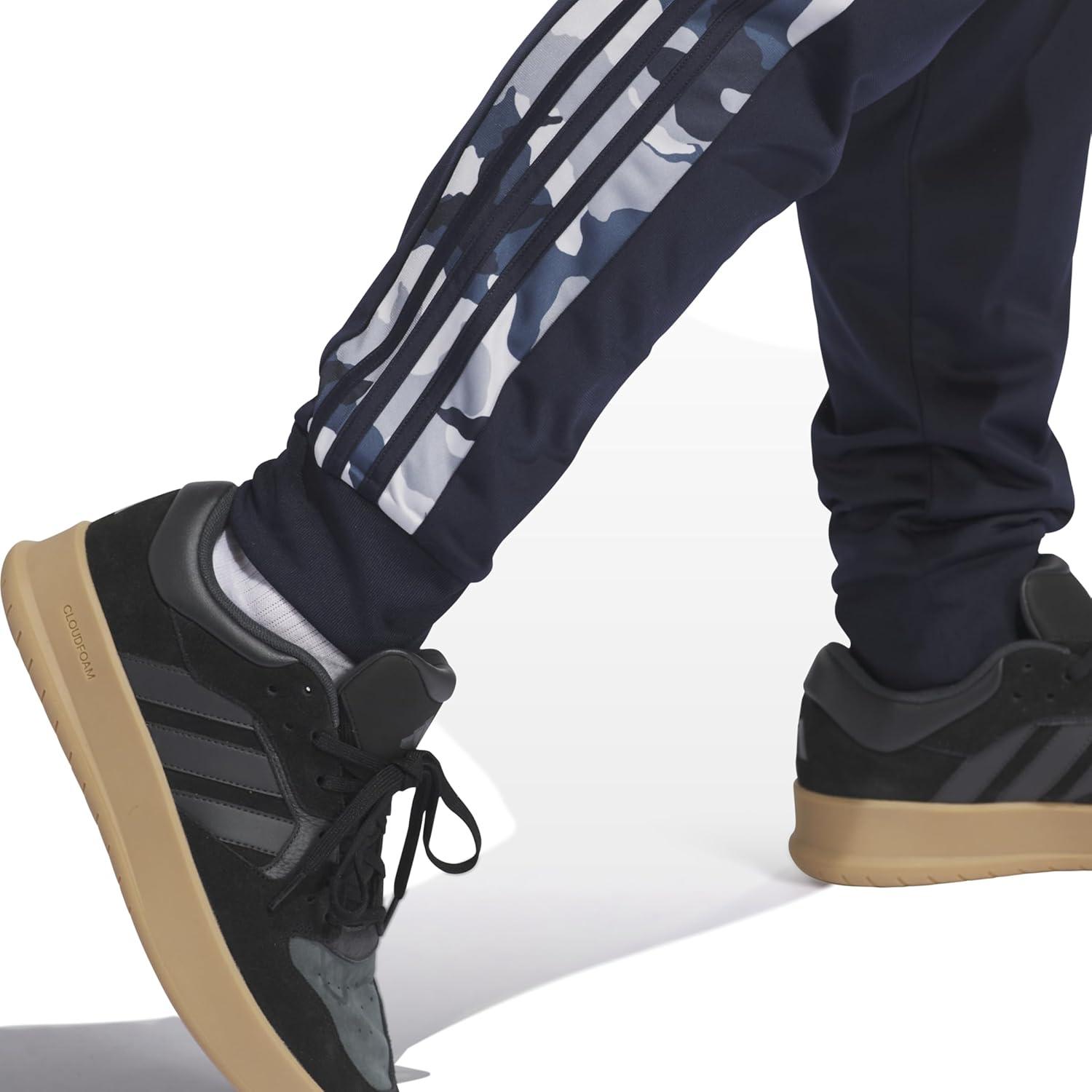 imageAdidas Mens Essentials Camouflage Tricot Track PantsInk
