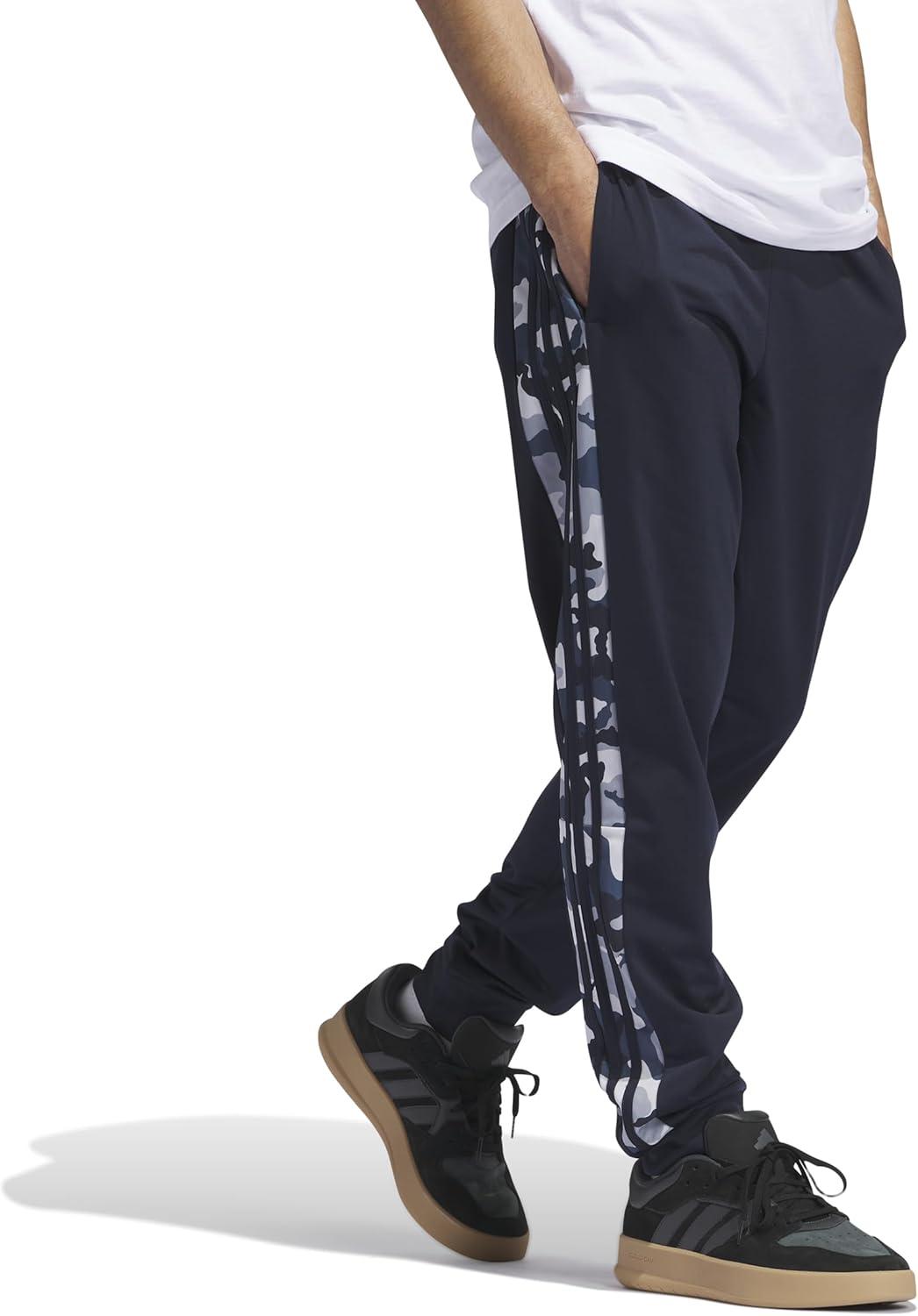 imageAdidas Mens Essentials Camouflage Tricot Track PantsInk