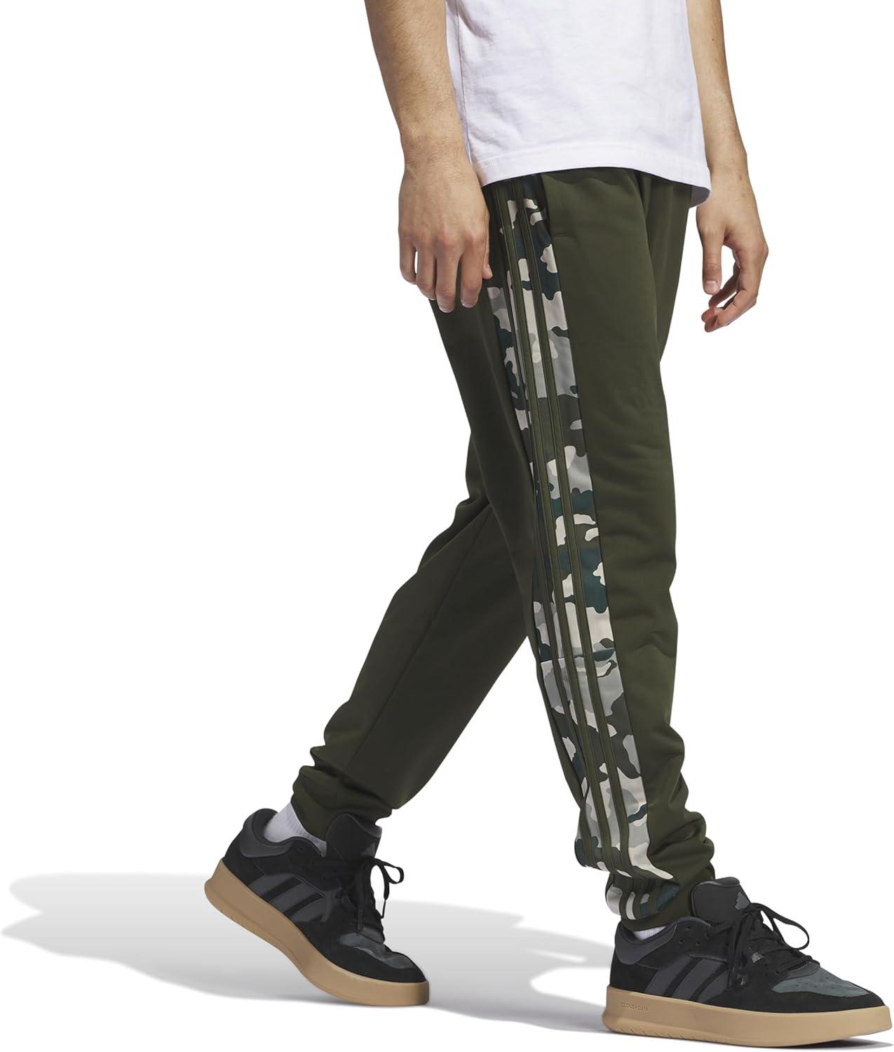 imageAdidas Mens Essentials Camouflage Tricot Track PantsNight Cargo