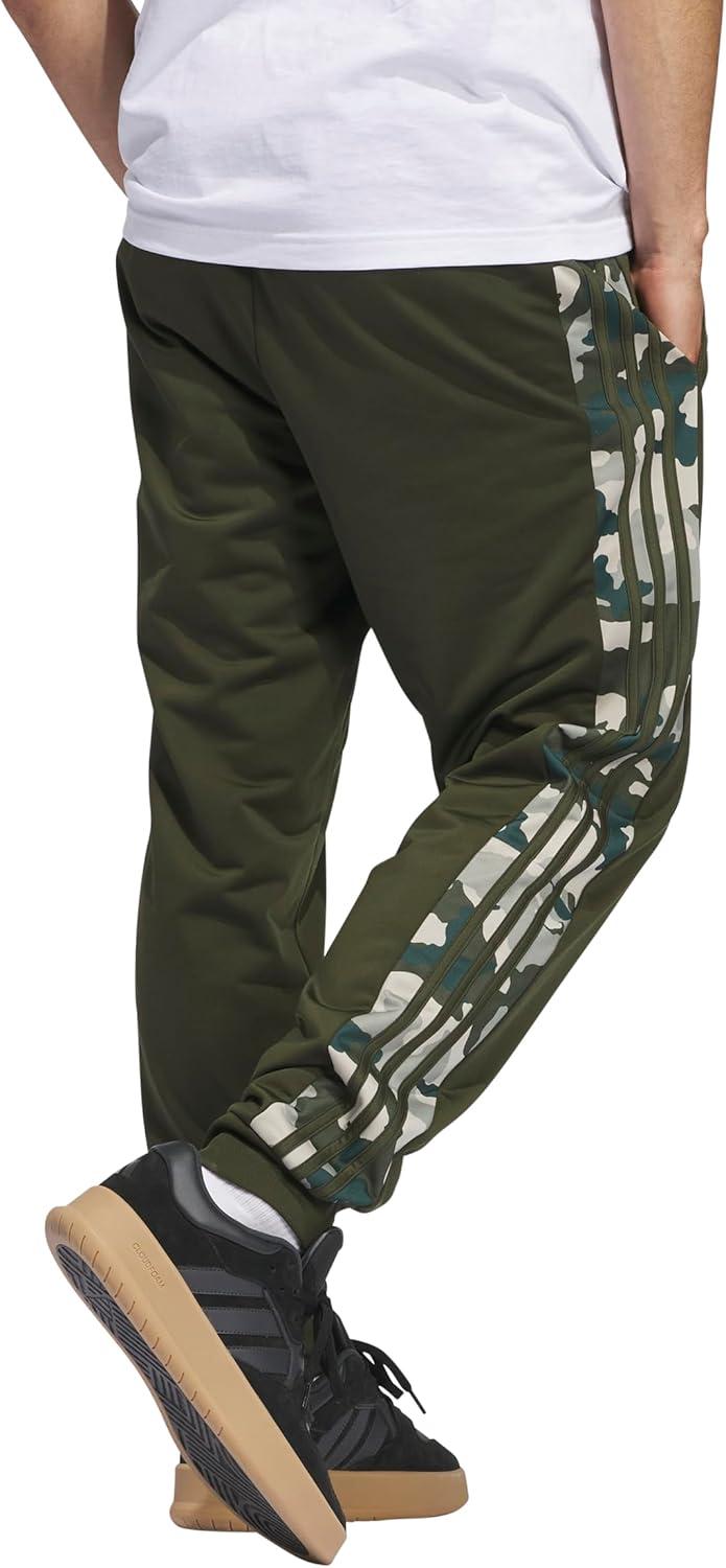 imageAdidas Mens Essentials Camouflage Tricot Track PantsNight Cargo