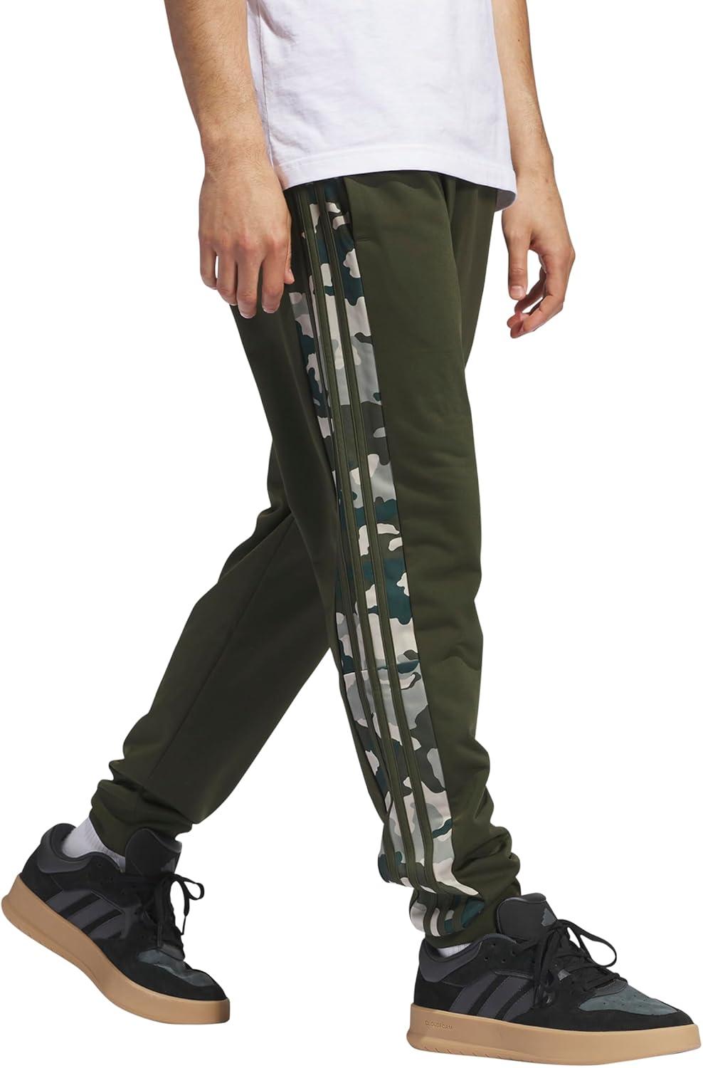 imageAdidas Mens Essentials Camouflage Tricot Track PantsNight Cargo