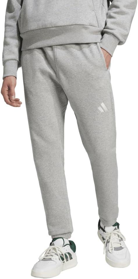imageadidas Mens All Szn Fleece Regular Tapered PantsMedium Grey Heather