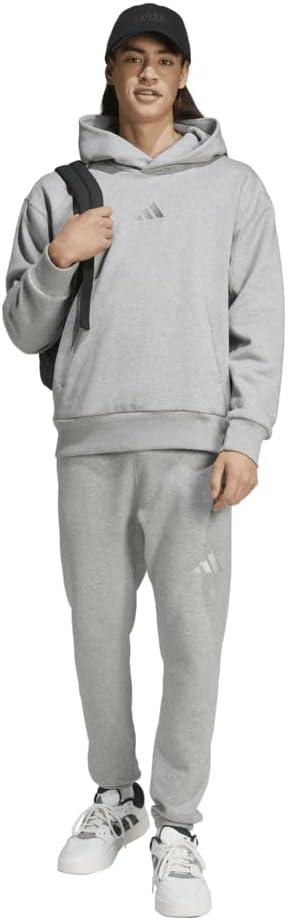 imageadidas Mens All Szn Fleece Regular Tapered PantsMedium Grey Heather