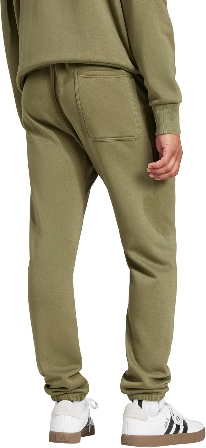 imageadidas Mens All Szn Fleece Regular Tapered PantsOlive Strata