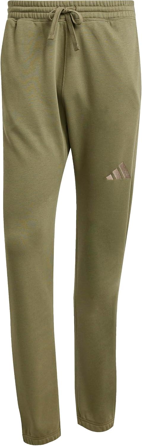 imageadidas Mens All Szn Fleece Regular Tapered PantsOlive Strata
