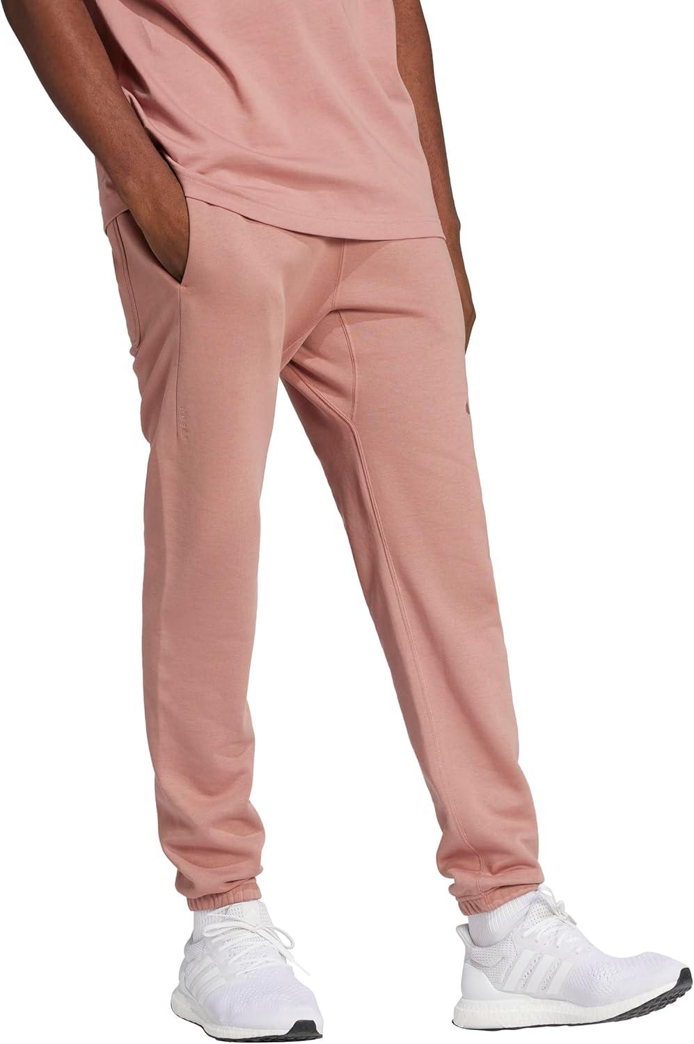 imageadidas Mens All Szn Fleece Regular Tapered PantsWarm Clay