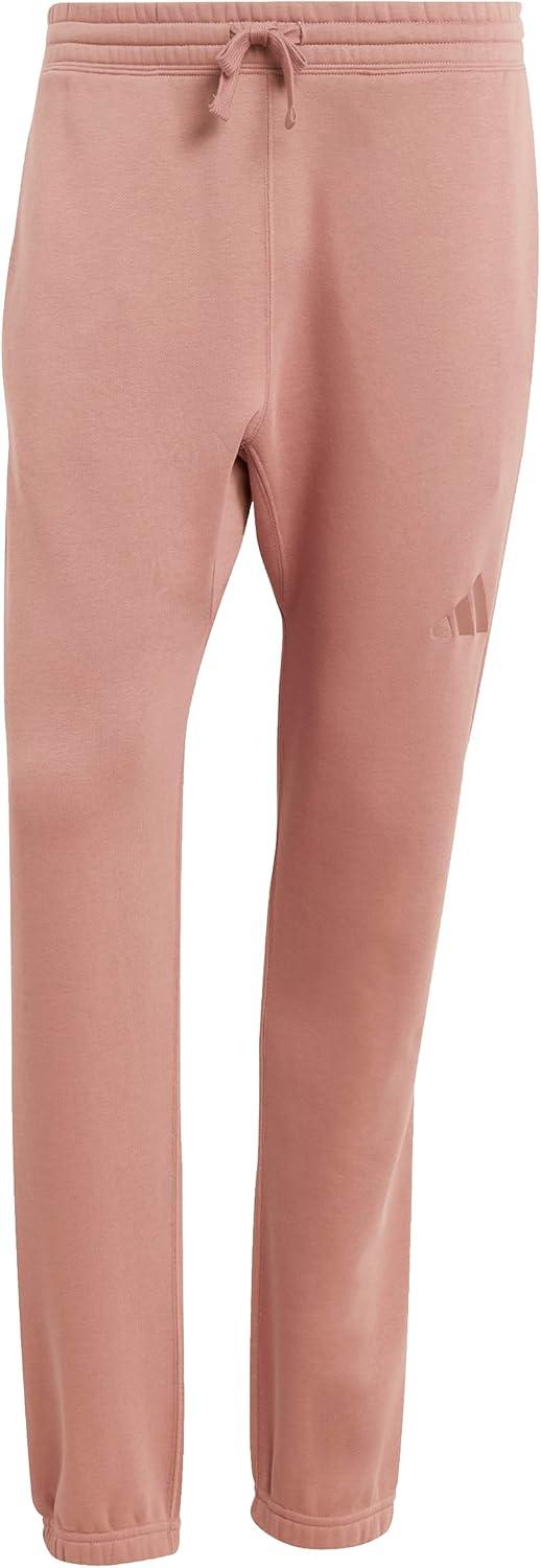 imageadidas Mens All Szn Fleece Regular Tapered PantsWarm Clay