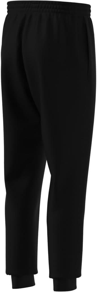 imageadidas Mens Essentials Feel Cozy French Terry PantsBlackWhite