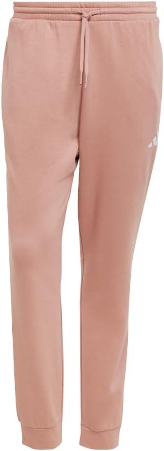 imageadidas Mens Essentials Feel Cozy French Terry PantsWarm ClayWhite