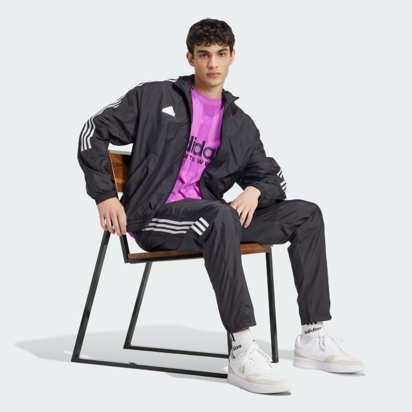 imageadidas Mens House of Tiro Woven PantsBlackWhite