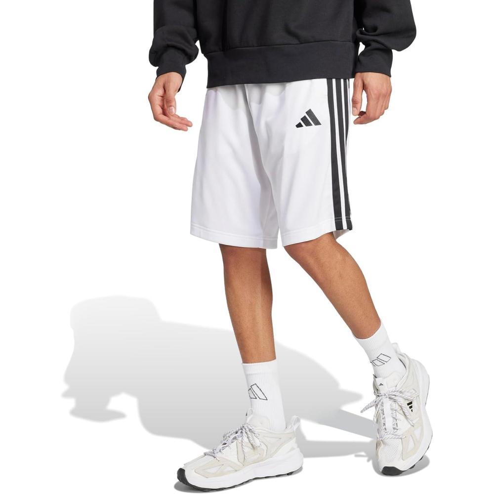 imageAdidas Mens 3Stripes Tricot ShortsWhite