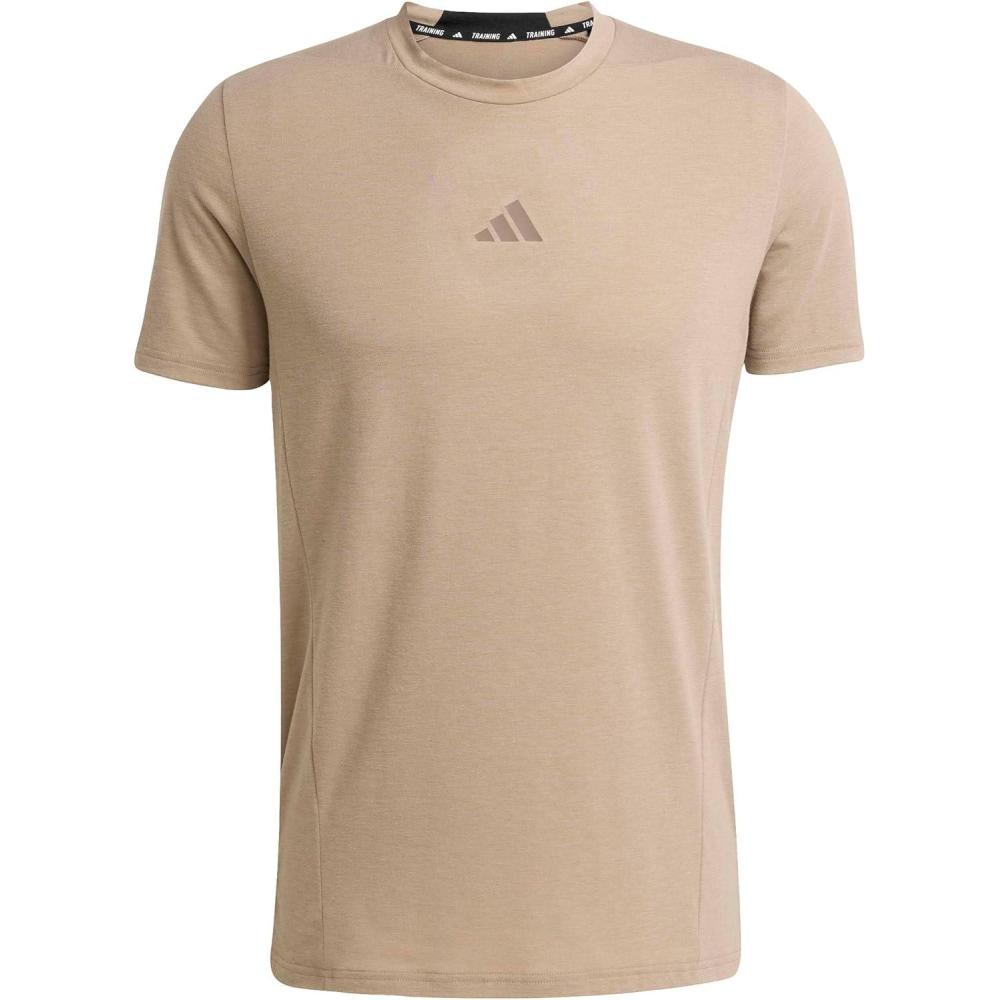 imageAdidas Mens Designed for Training Workout TShirtChalky Brown