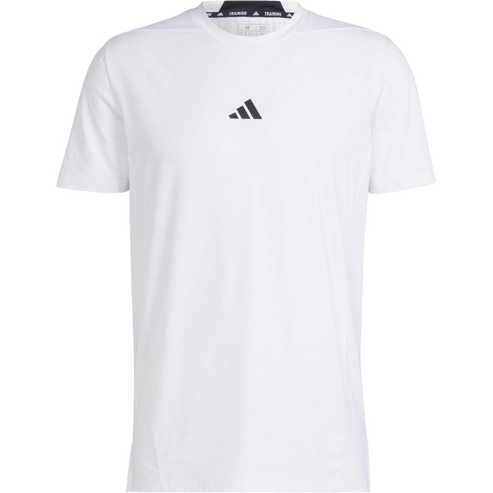 imageAdidas Mens Designed for Training Workout TShirtWhite