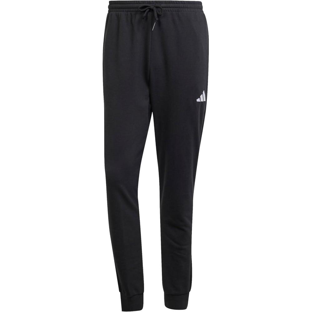 imageadidas Mens Essentials Feel Cozy French Terry PantsBlack