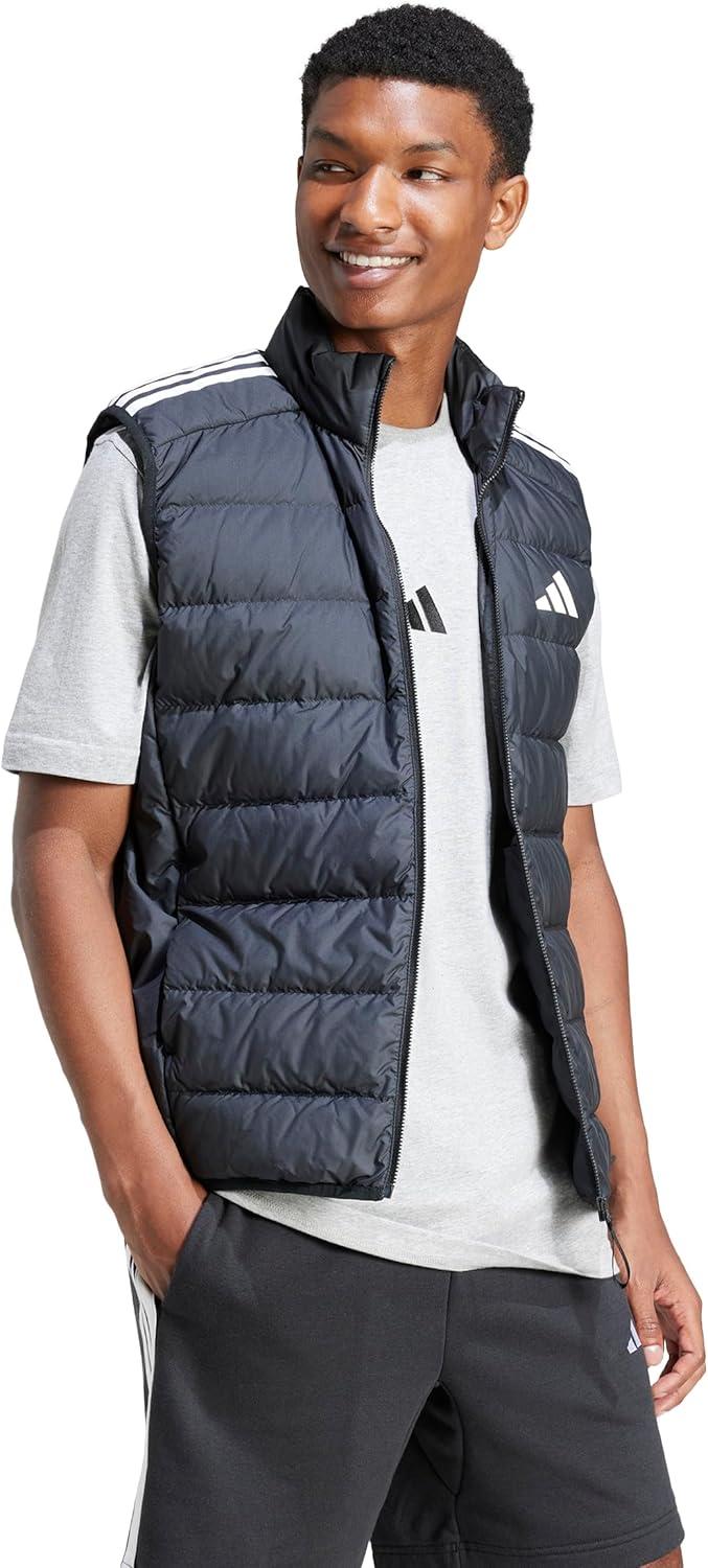 imageAdidas Mens Essentials Single Jersey 3Stripes TShirtMedium Grey HeatherBlack