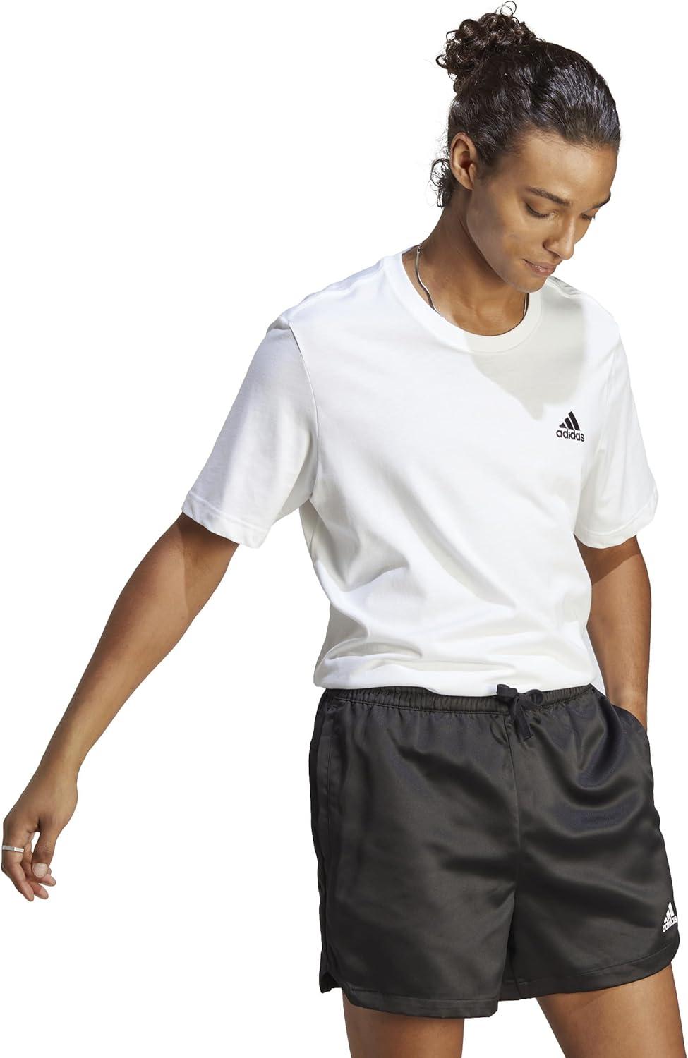 imageAdidas Mens Essentials Single Jersey Embroidered Small Logo TShirtWhite