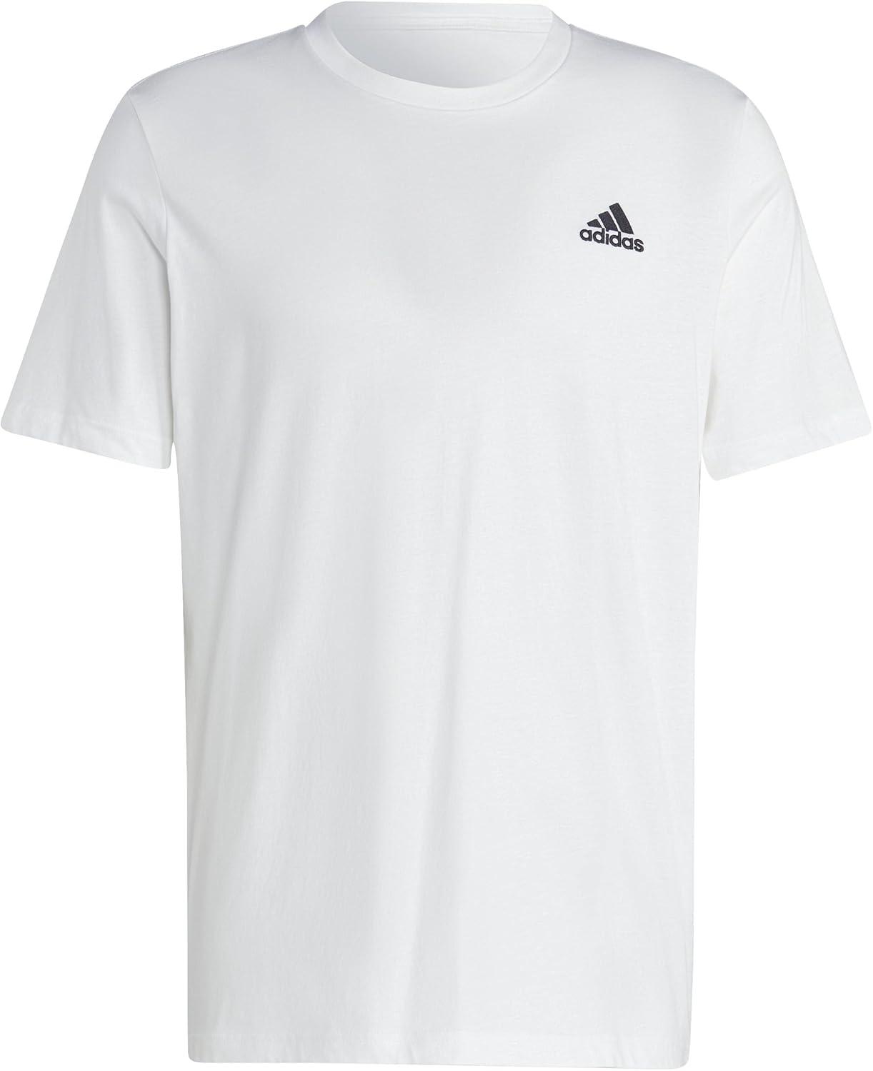 imageAdidas Mens Essentials Single Jersey Embroidered Small Logo TShirtWhite