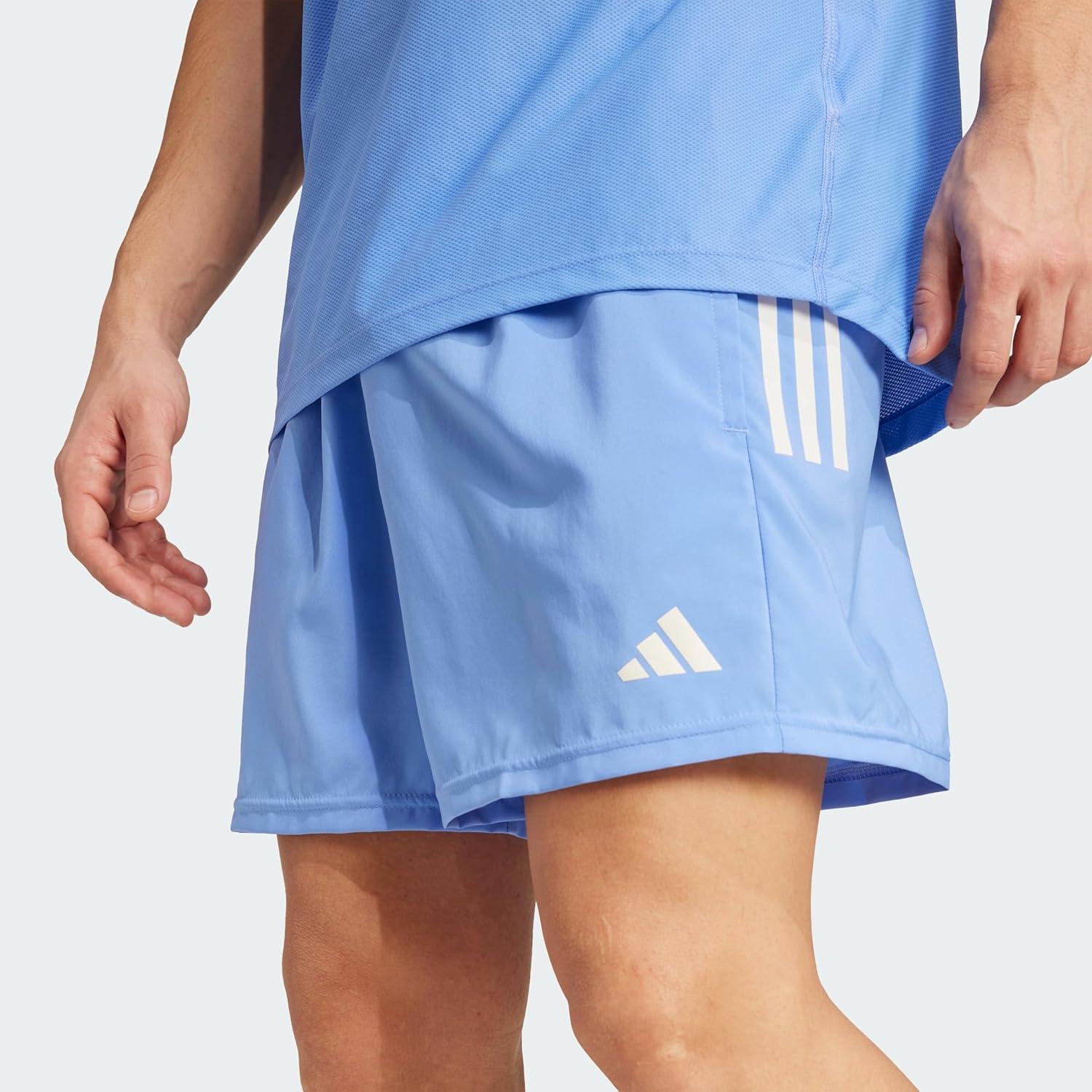 imageAdidas Mens Own The Run ShortBlue Fusion