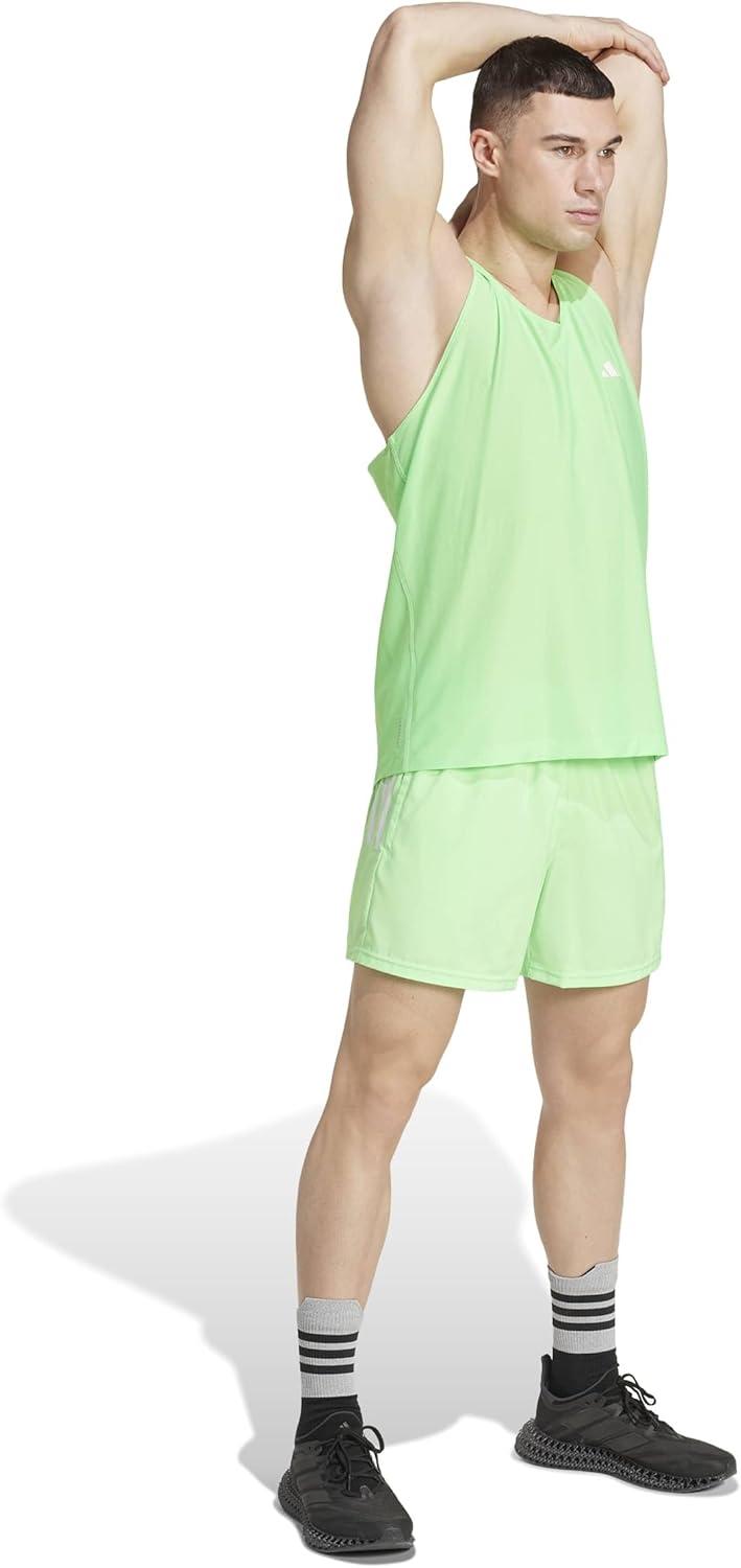 imageAdidas Mens Own The Run ShortLime Burst