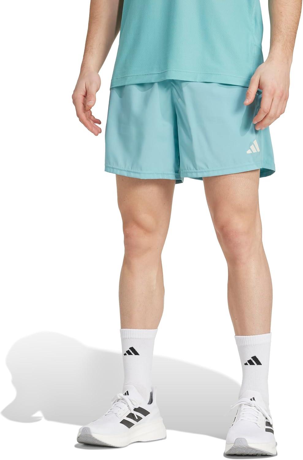 imageAdidas Mens Own The Run ShortMint Ton
