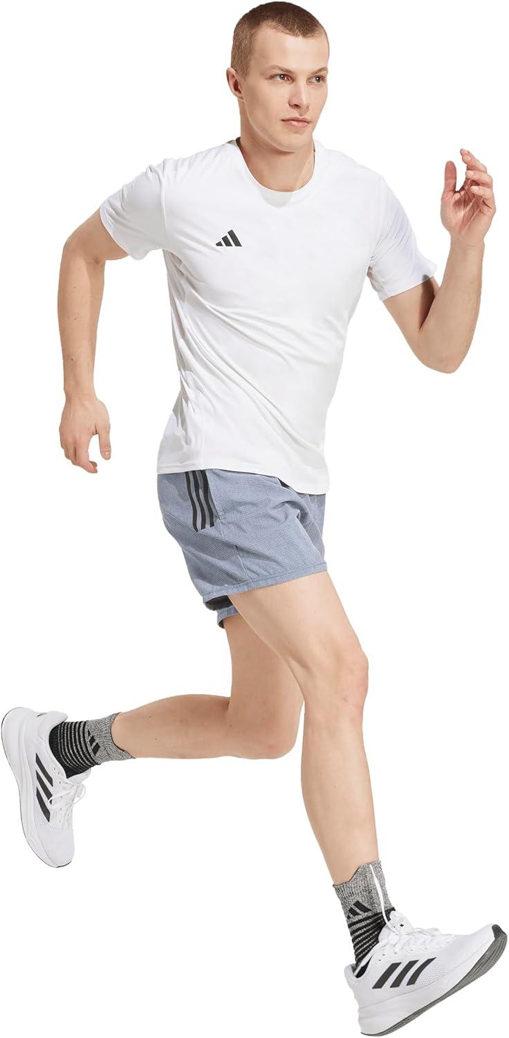 imageAdidas Mens Own The Run ShortPreloved InkWhite