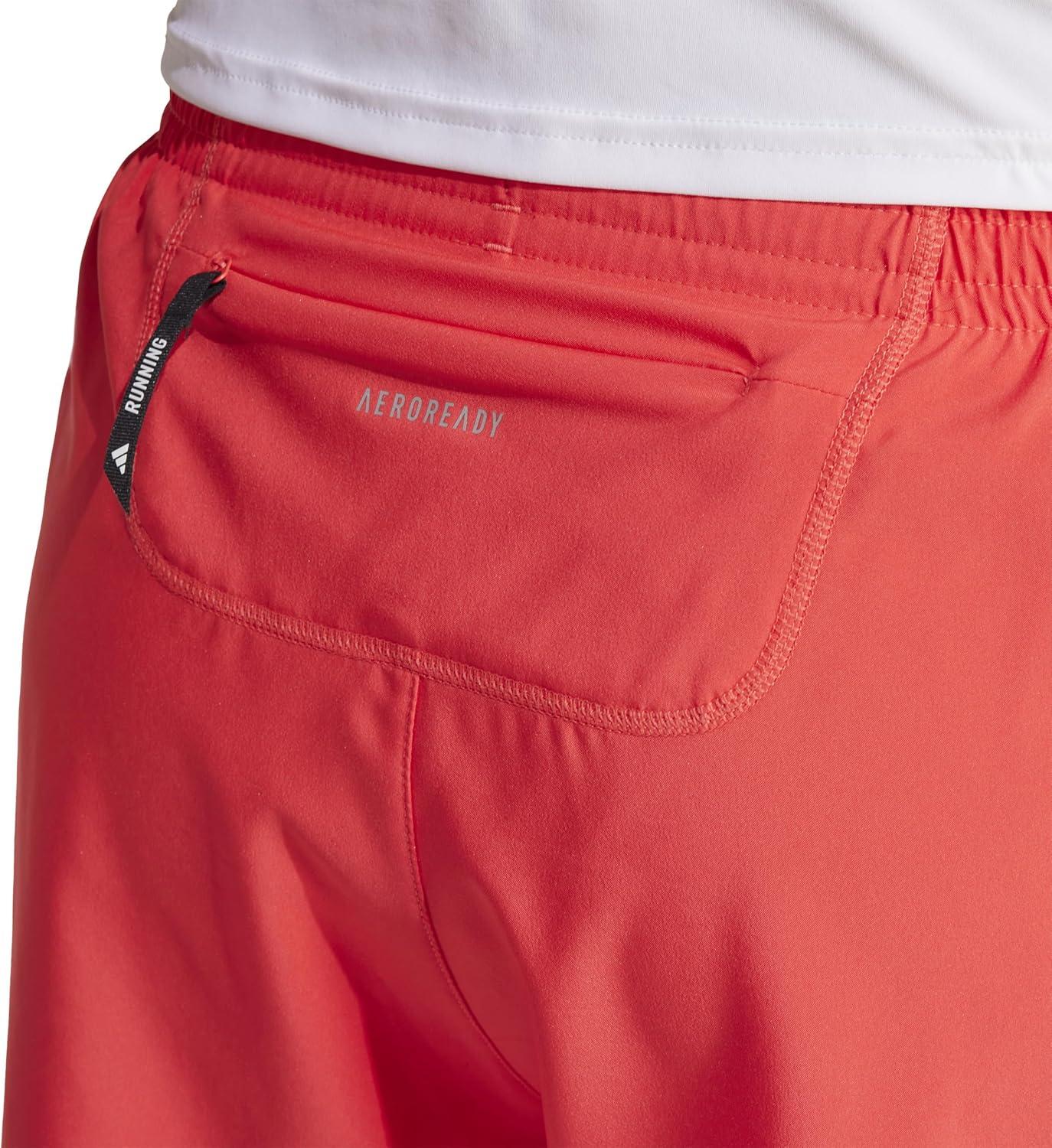 imageAdidas Mens Own The Run ShortSemi Lucid Red