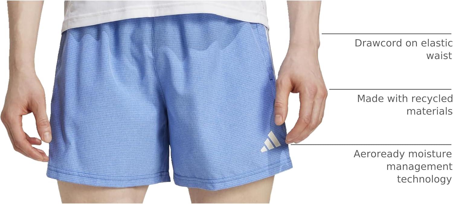 imageAdidas Mens Own The Run ShortTeam Royal BlueWhite Melange