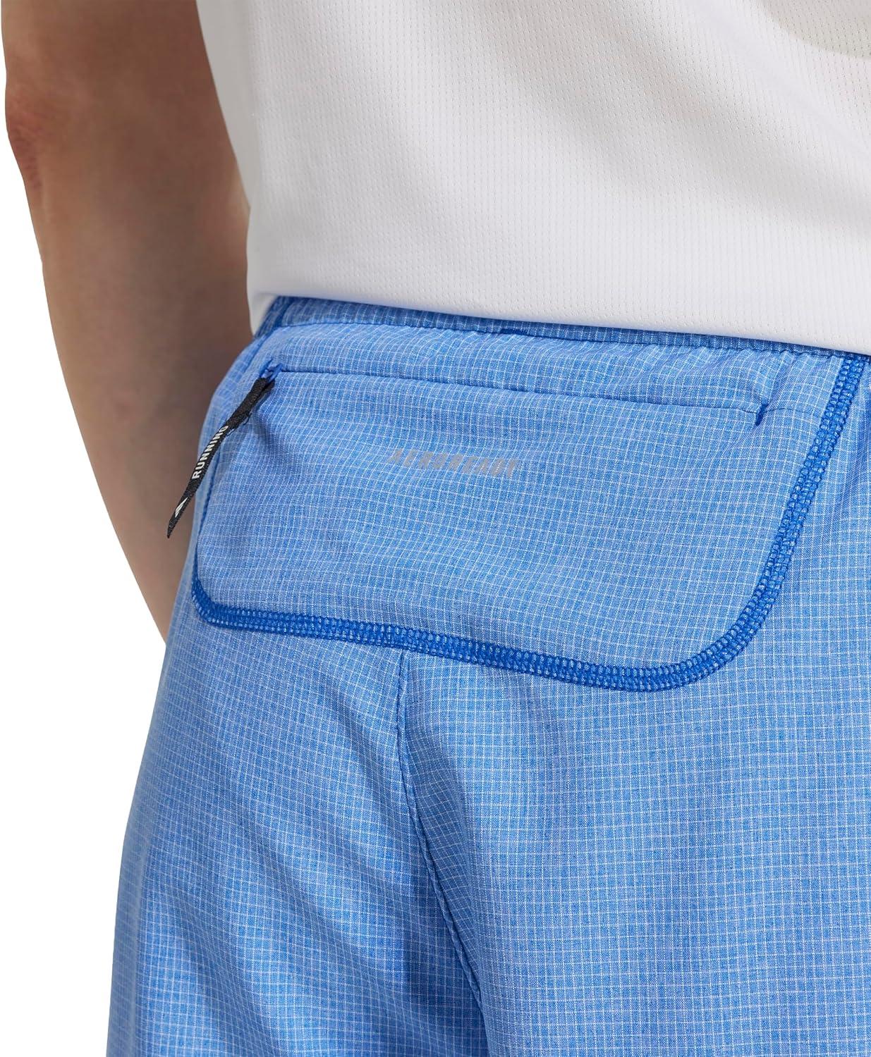 imageAdidas Mens Own The Run ShortTeam Royal BlueWhite Melange