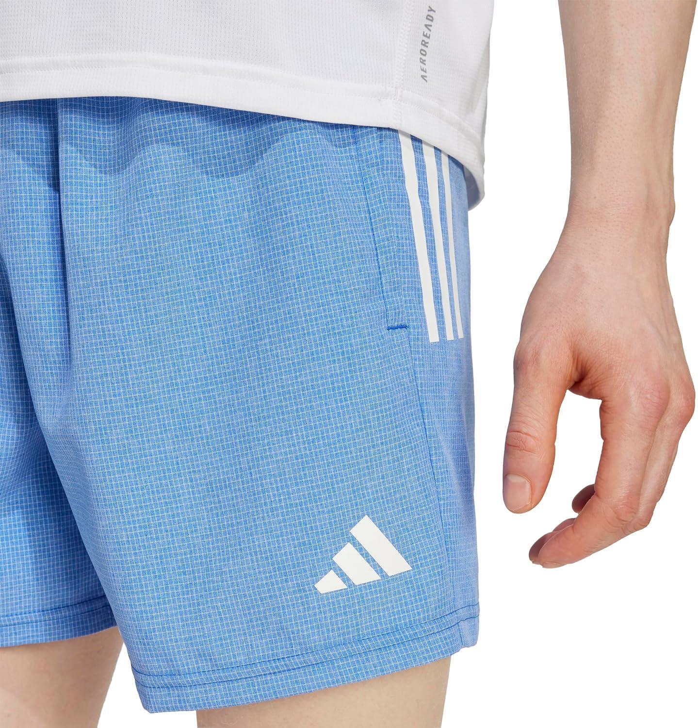 imageAdidas Mens Own The Run ShortTeam Royal BlueWhite Melange
