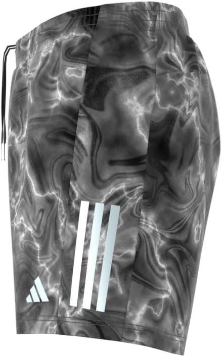 imageAdidas Mens Own The Run ShortWhiteBlackGrey