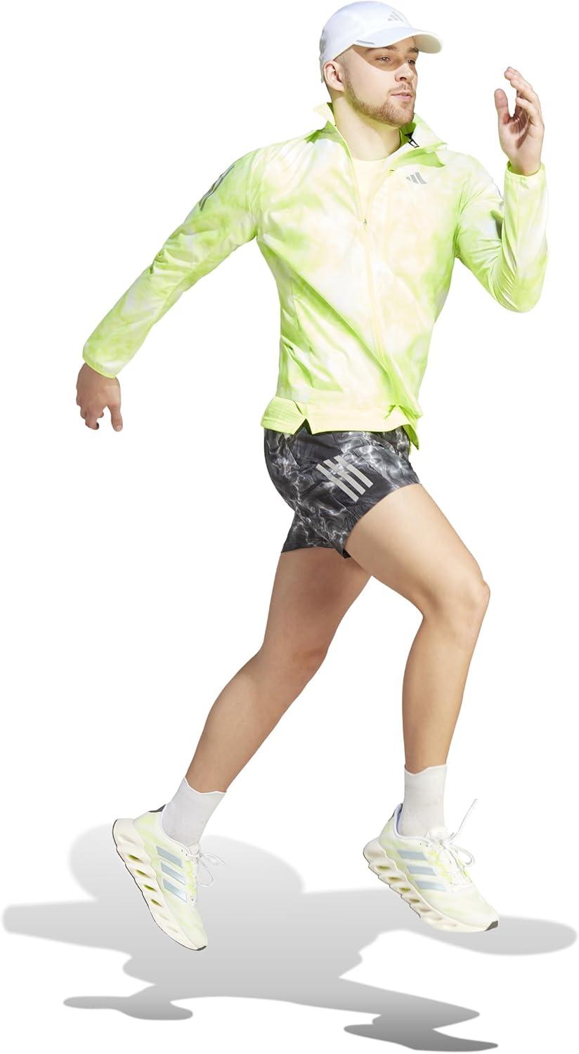 imageAdidas Mens Own The Run ShortWhiteBlackGrey