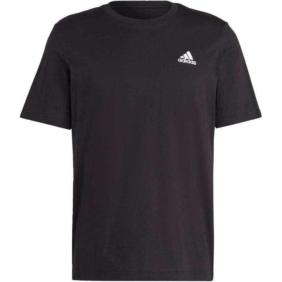 imageAdidas Mens Essentials Single Jersey Embroidered Small Logo TShirtBlack