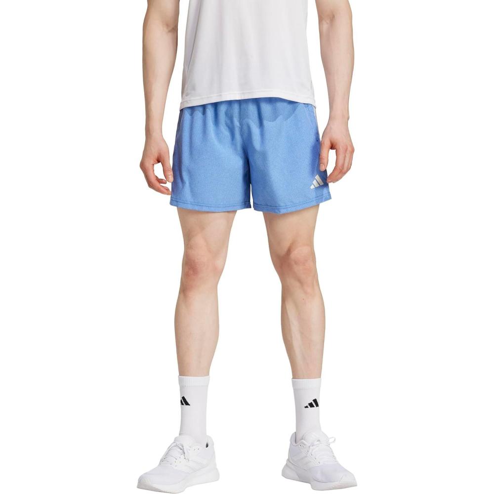 imageAdidas Mens Own The Run ShortTeam Royal BlueWhite Melange