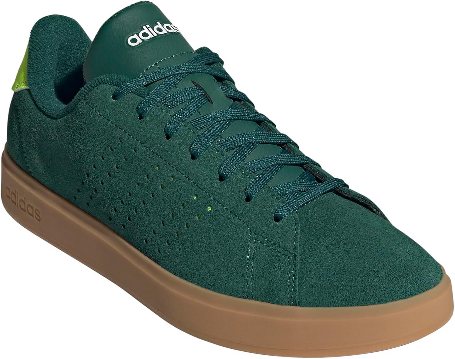 imageadidas Mens Advantage 20 ShoeCollegiate GreenLucid LemonOff White