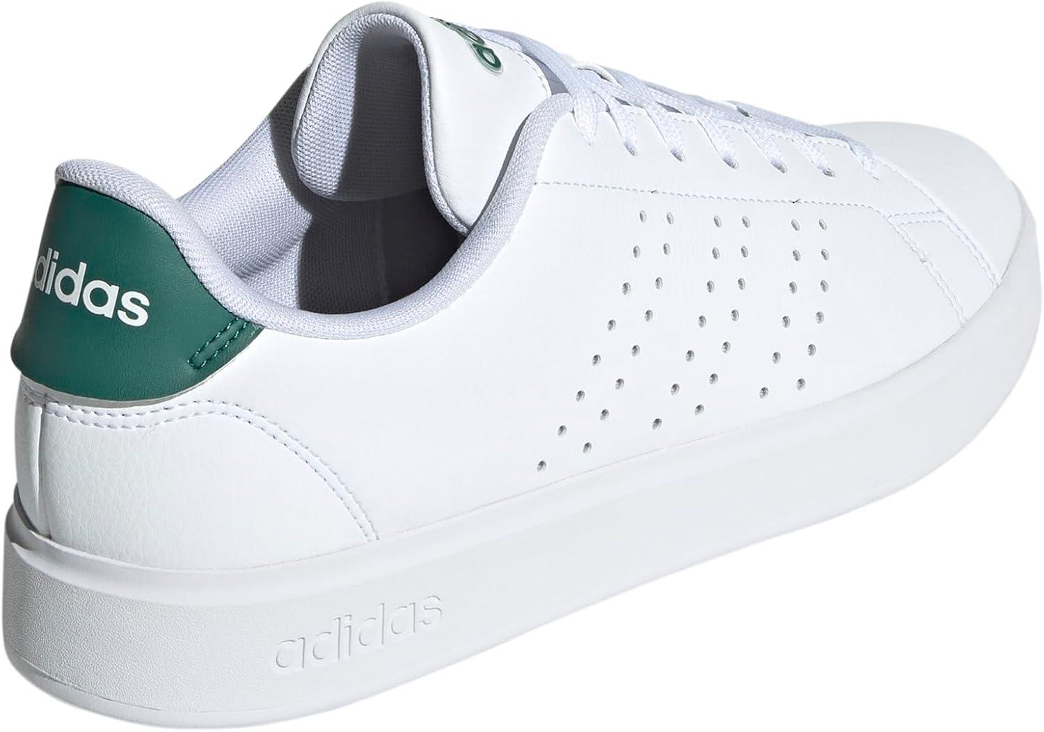 imageadidas Mens Advantage 20 ShoeWhiteBlackCollegiate Green