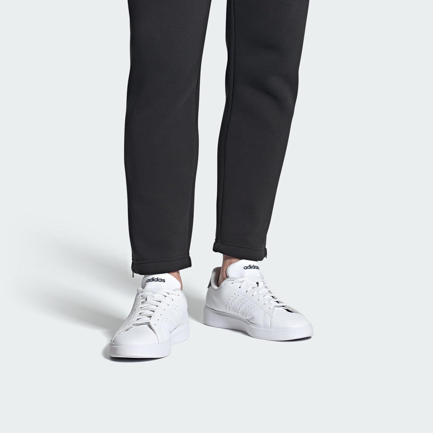 imageadidas Mens Advantage 20 ShoeWhiteBlackInk