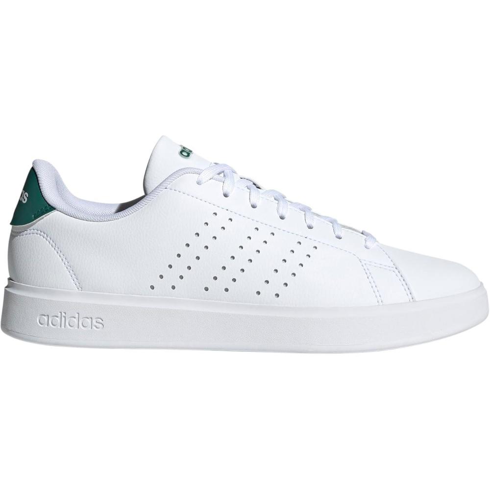 imageadidas Mens Advantage 20 ShoeWhiteBlackCollegiate Green