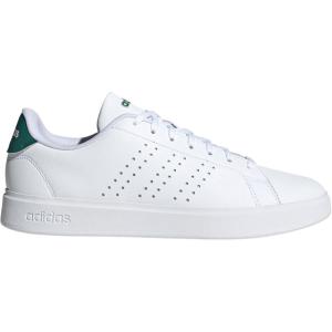 adidas Men’s Advantage 2.0 Shoe(White/Black/Collegiate Green)