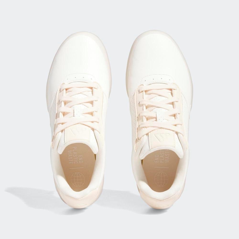 imageadidas Womens Retrocross Spikeless Golf ShoesChalk WhiteBliss Orange