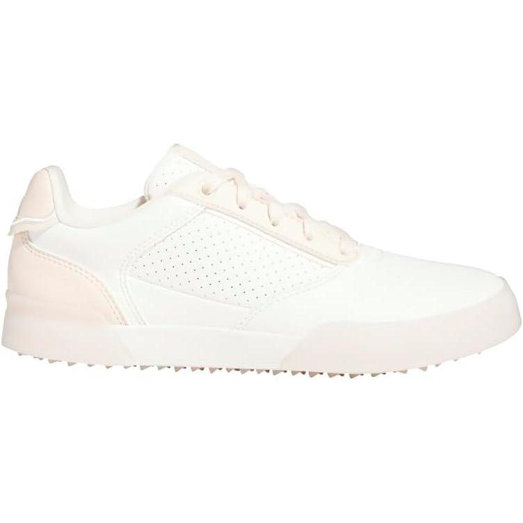 imageadidas Womens Retrocross Spikeless Golf ShoesChalk WhiteBliss Orange