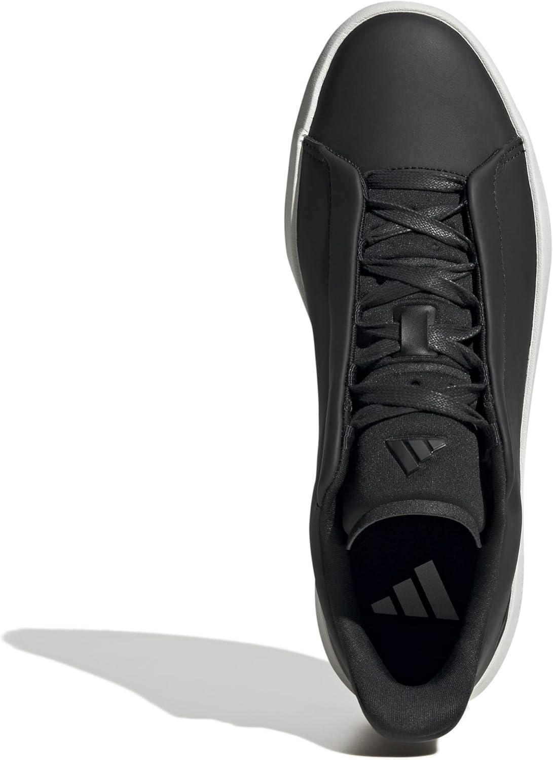 imageadidas Mens Acesmash Fashion SneakersBlackBlackWhite