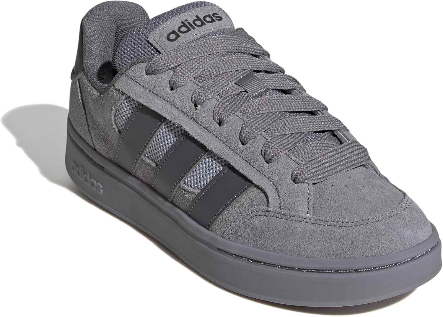 imageAdidas Mens Grand Court AlphaGreyGreyHalo Silver