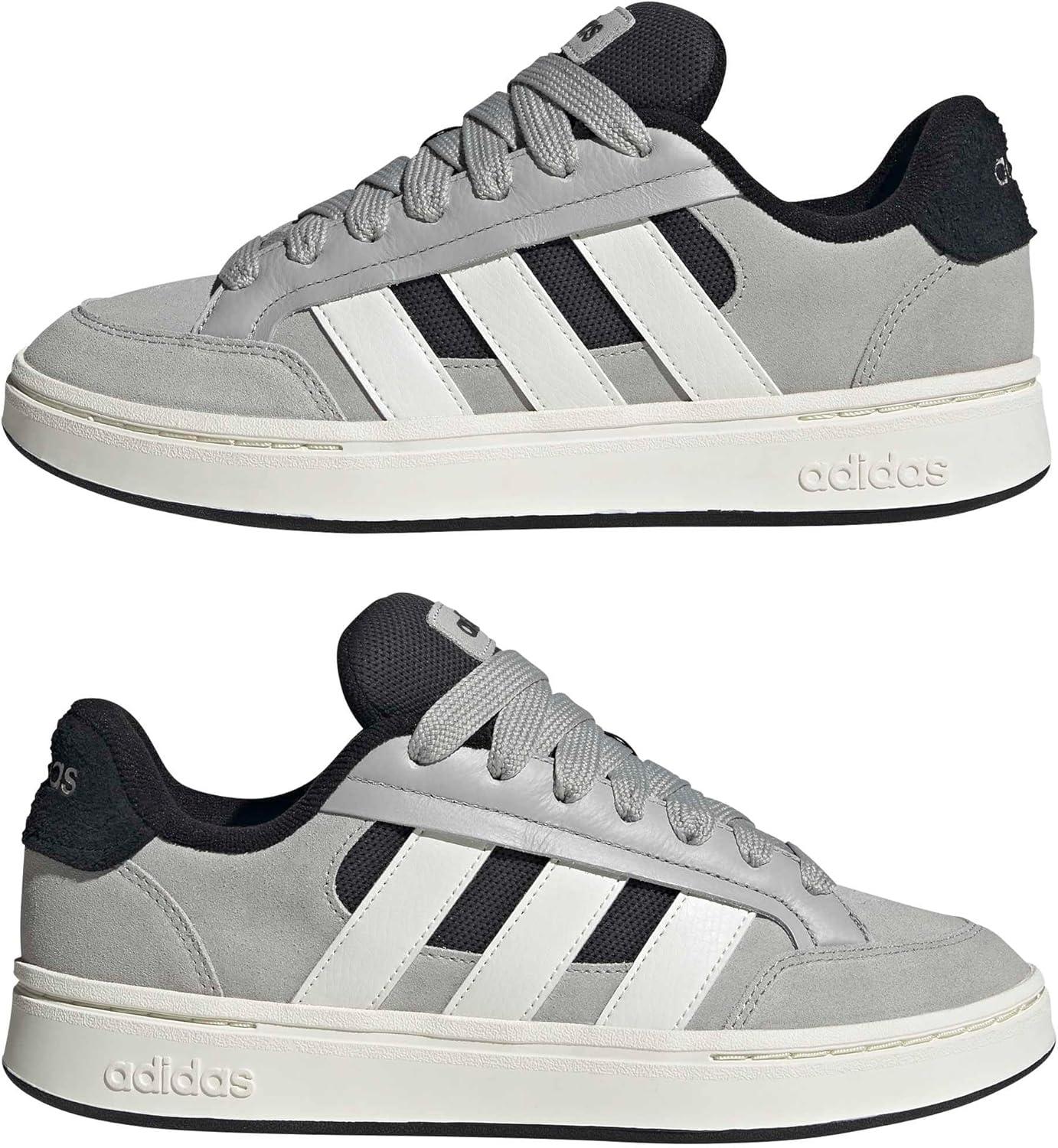 imageAdidas Mens Grand Court AlphaGreyWhiteBlack