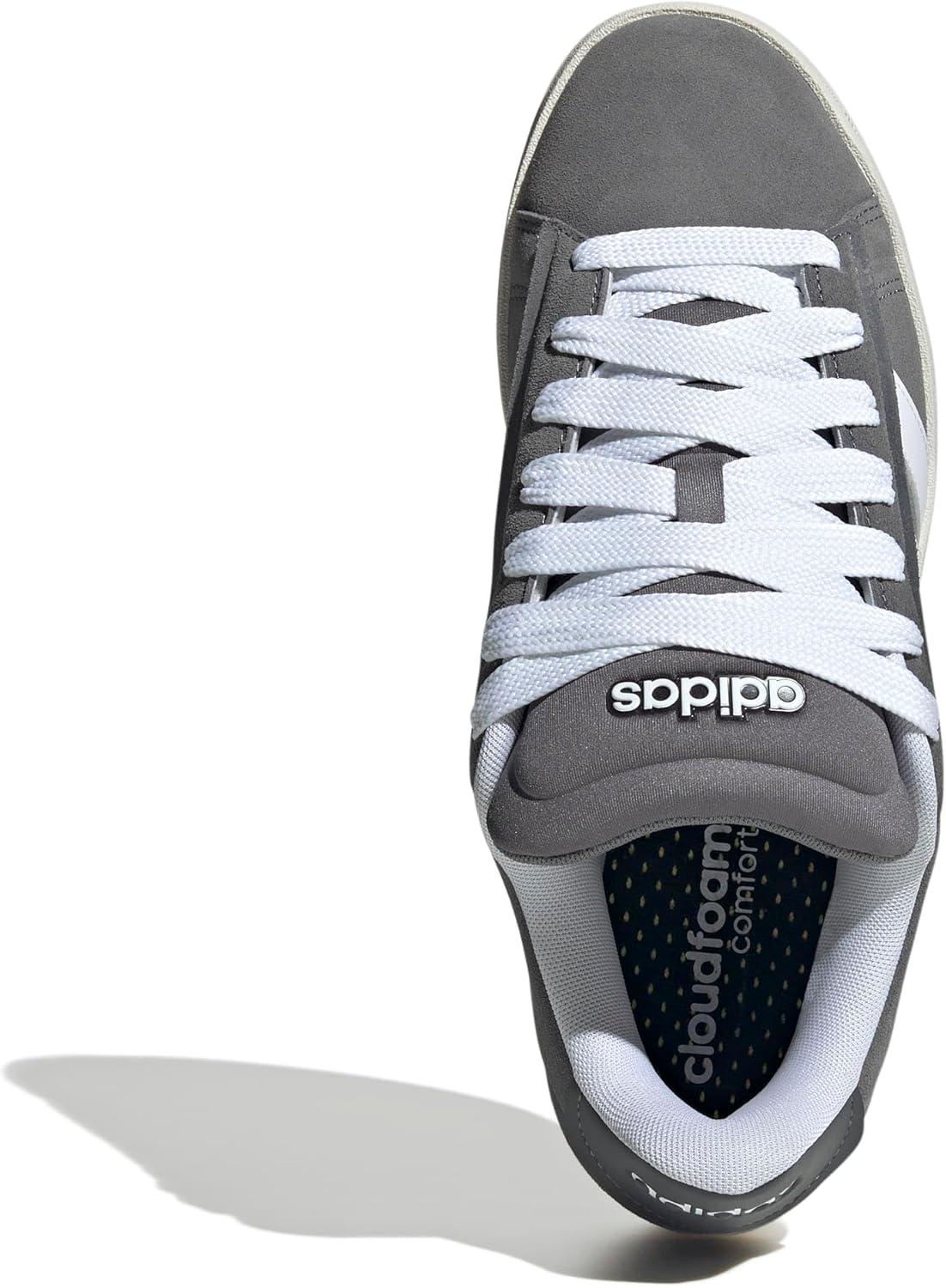 imageAdidas Mens Grand Court AlphaGreyWhiteOff White