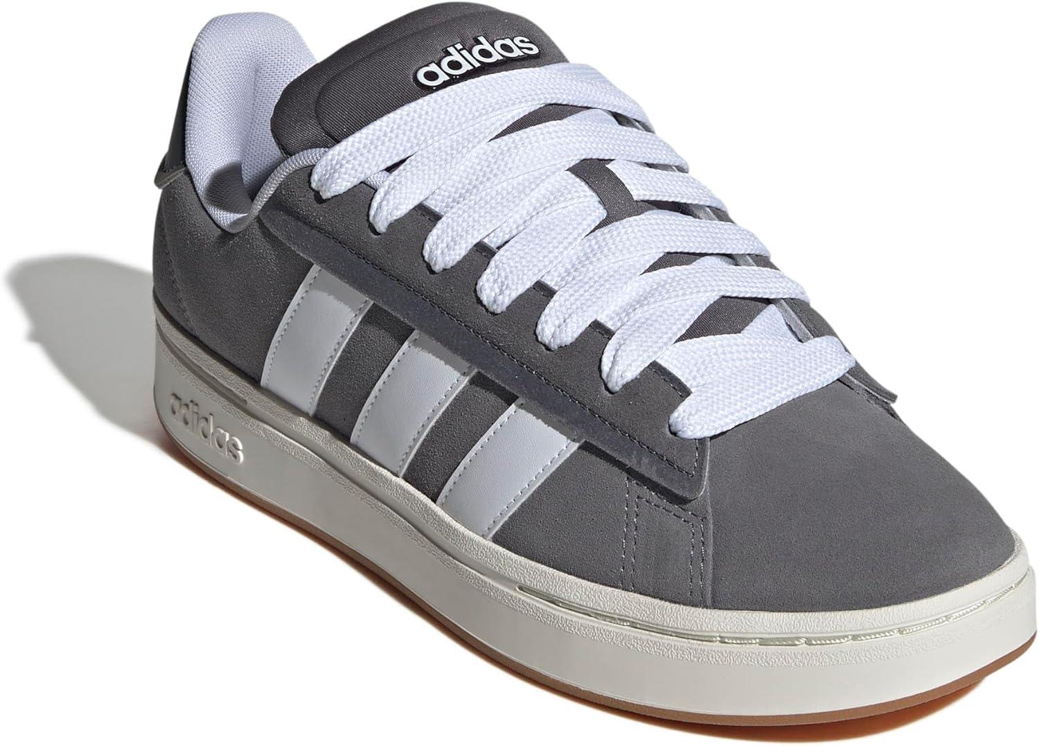 imageAdidas Mens Grand Court AlphaGreyWhiteOff White